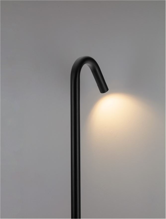 GLE Outdoor Contemporary Curved Pipe Light 60cm - ID 13131