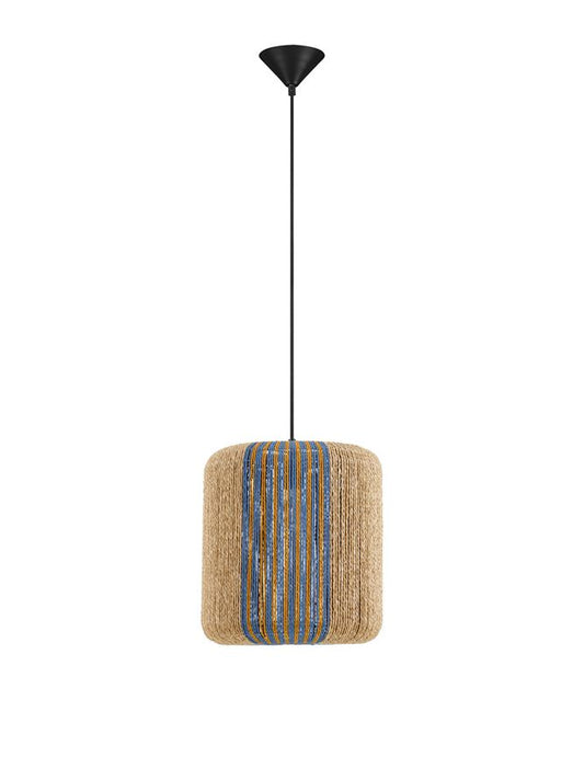 ABB Natural Pendant with Blue & Yellow Rope Detail - ID 13599