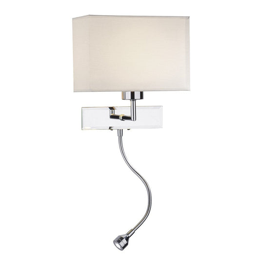 där AMALFI Polished Chrome Wall Light - ID 839 - EX-DISPLAY