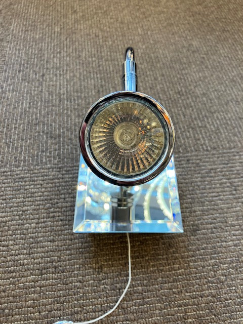 Franklite Chrome & Mirrored Glass Bathroom Wall Light - ID 6950 - CLEARANCE