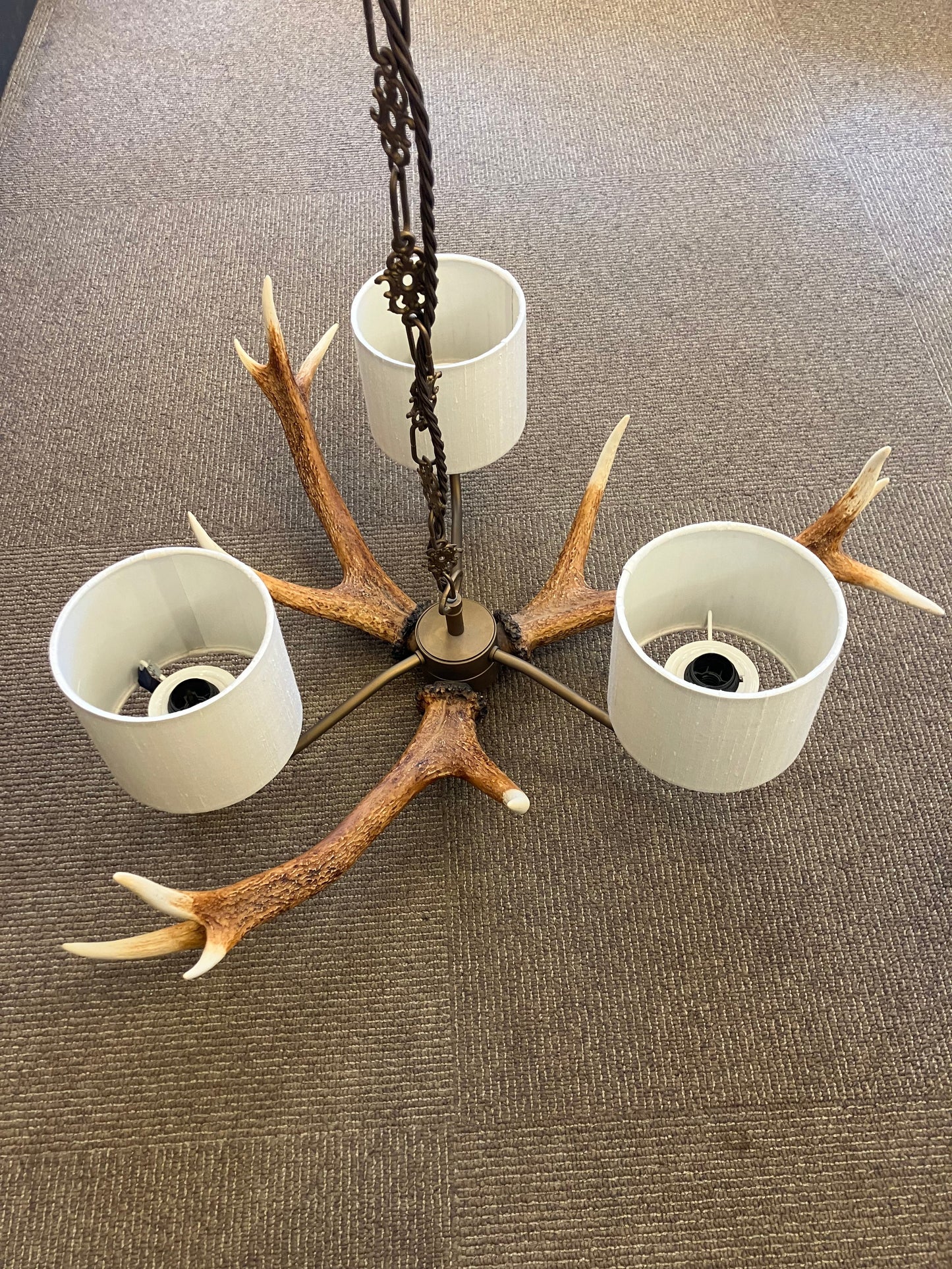 David Hunt ANTLER Rustic Light Chandelier ID 5293 EX-DISPLAY