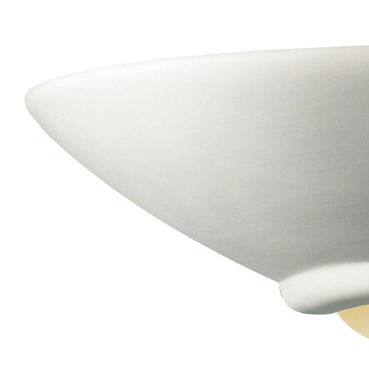 där STELL Wall Light White Unglazed Ceramic Glass - ID 876 - CLEARANCE
