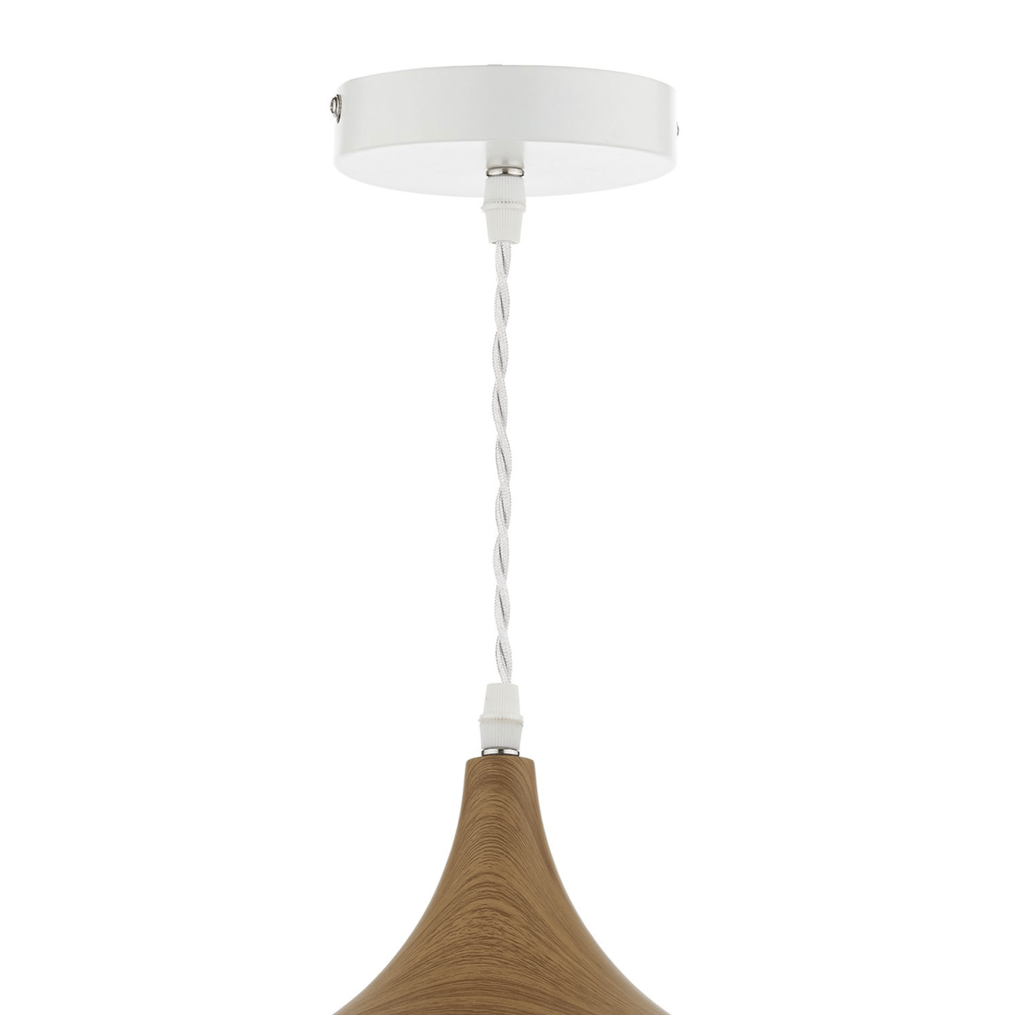 där Gaucho 1 Light Pendant White Large - ID 5943 - BOXED CLEARANCE MODEL