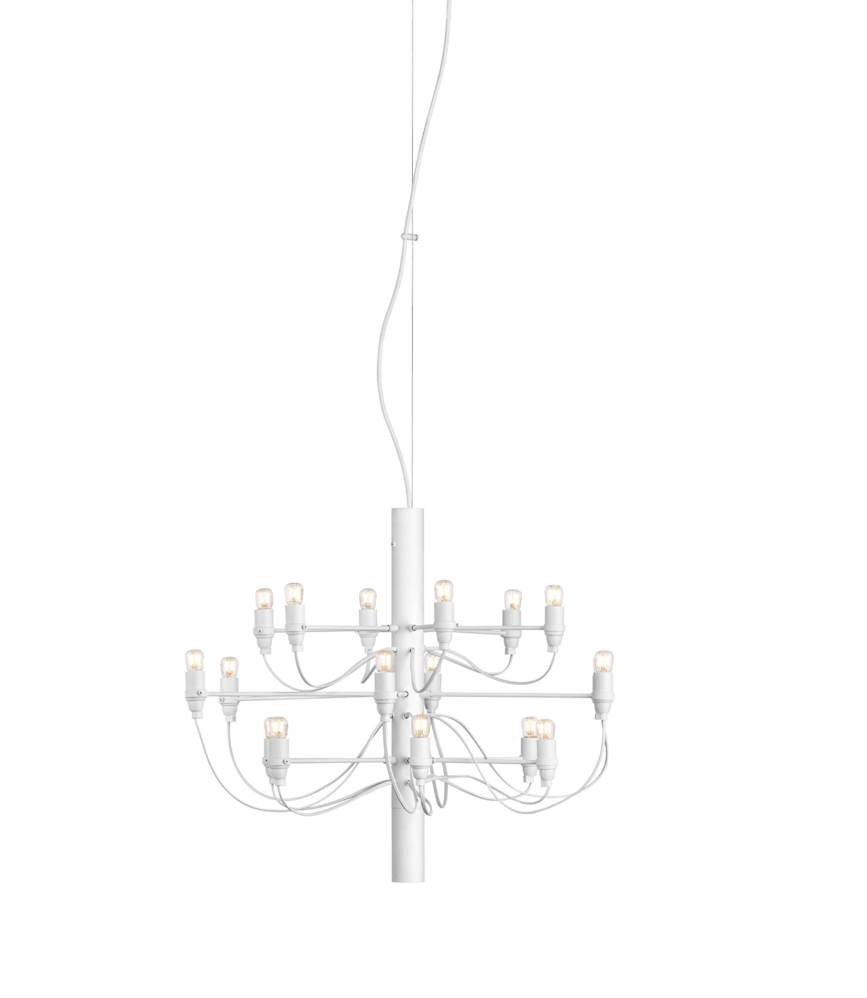 FLOS 2097/18 Suspension With Clear Bulbs - Colour Options