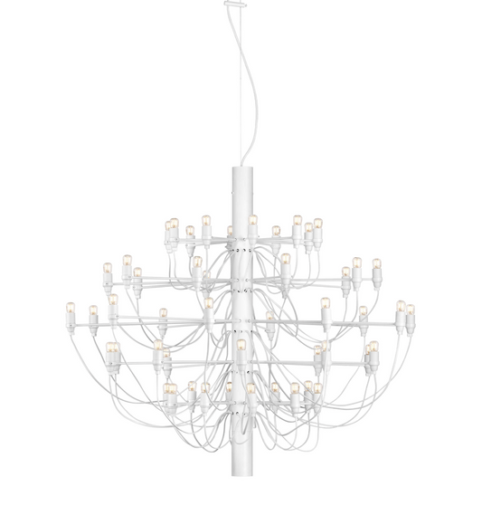 FLOS 2097/50 Suspension In White With Clear LED Bulbs Included - ID 12666