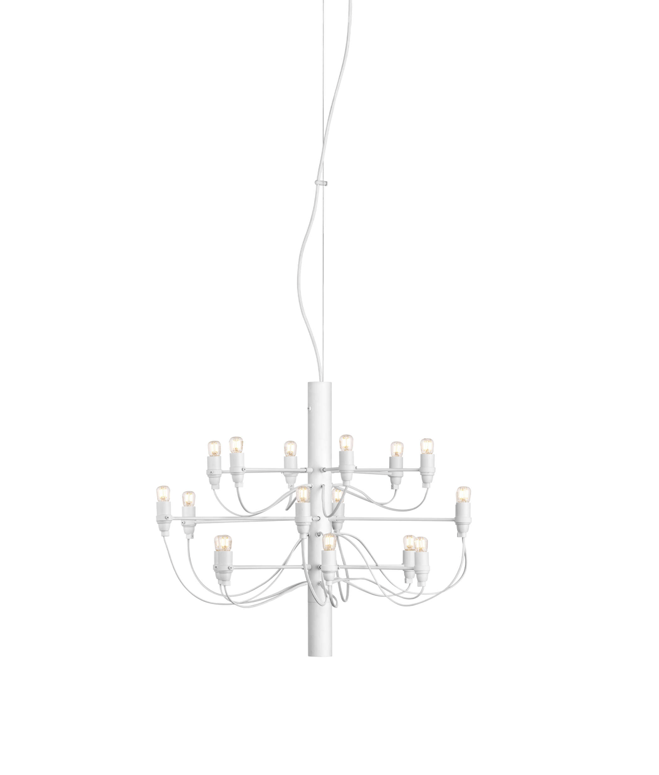 FLOS 2097/18 Suspension With Frosted Bulbs - Colour options