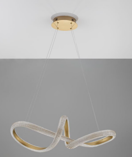 NL Infinity Pendant, Brass Gold - ID 12913