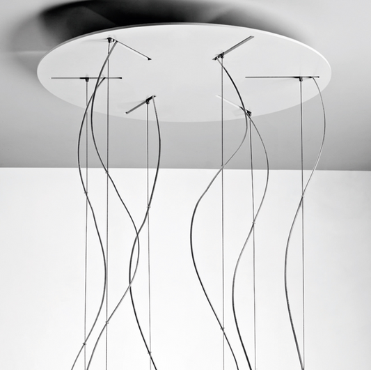 Foscarini Round Multiple Canopy White 50cm diameter