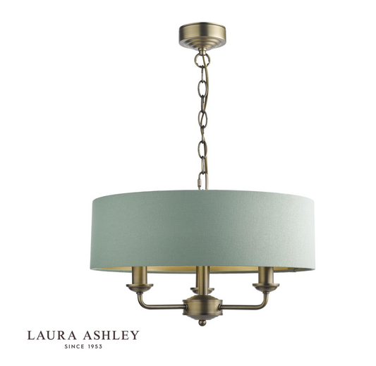 Laura Ashley Sorrento 3 Light - COLOUR OPTIONS;