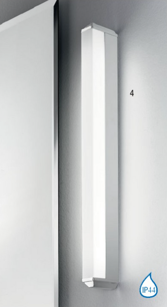 Franklite Polished Chrome IP44 Bathroom Wall Light - ID 972 - EX-DISPLAY