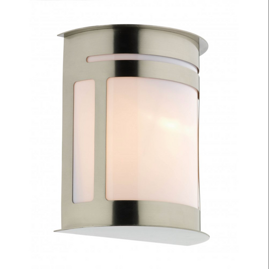 där Alumni Stainless Steel Outdoor Wall Light - ID 1651 - CLEARANCE