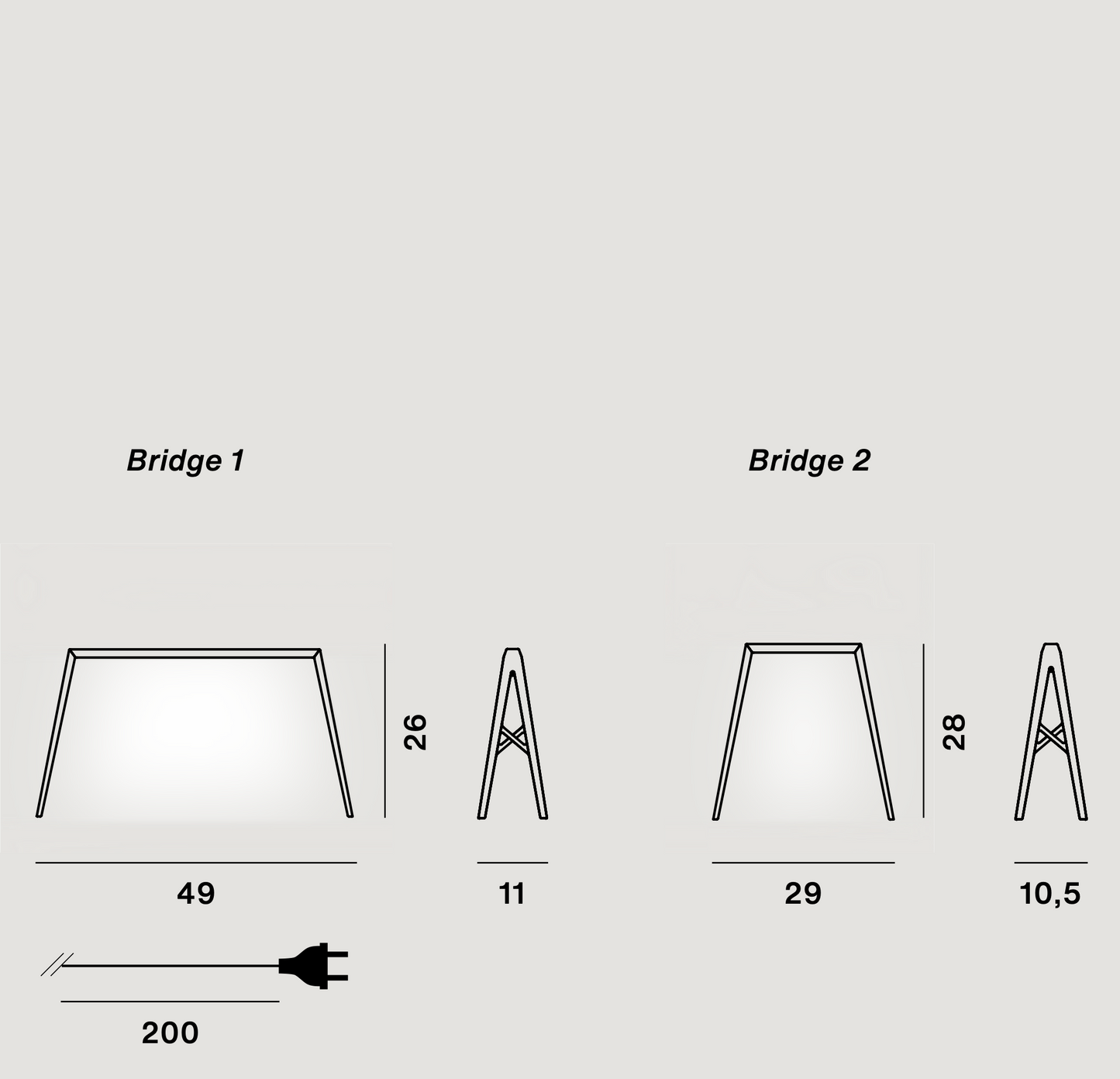 Foscarini Bridge 1 Table Lamp