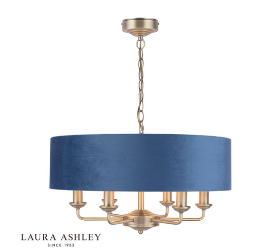 Laura Ashley Sorrento 6 Light - COLOUR OPTIONS;