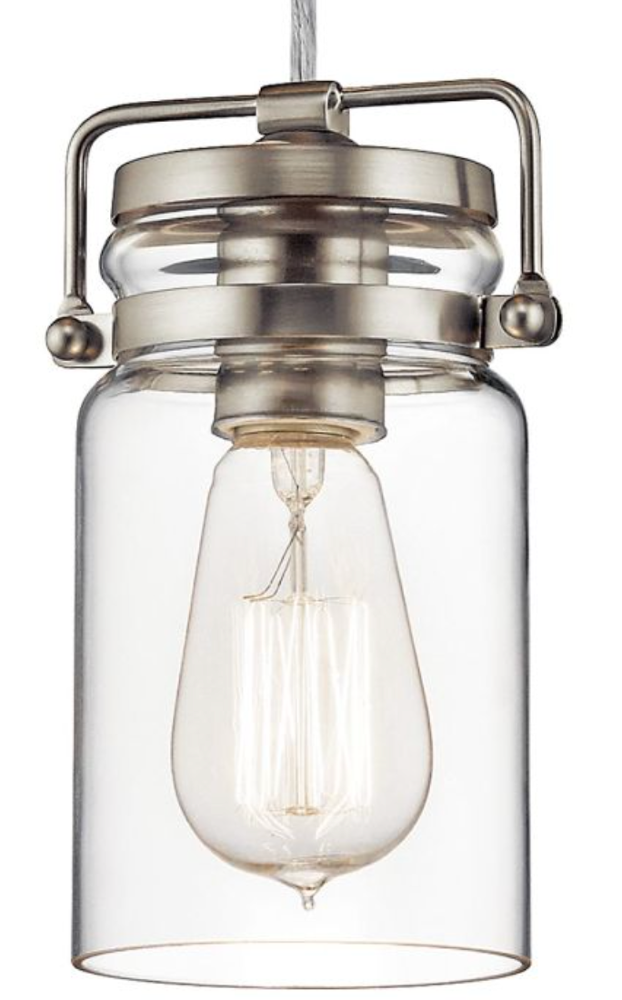 Aldgate Brushed Nickel Mini Pendant Light - ID 8156