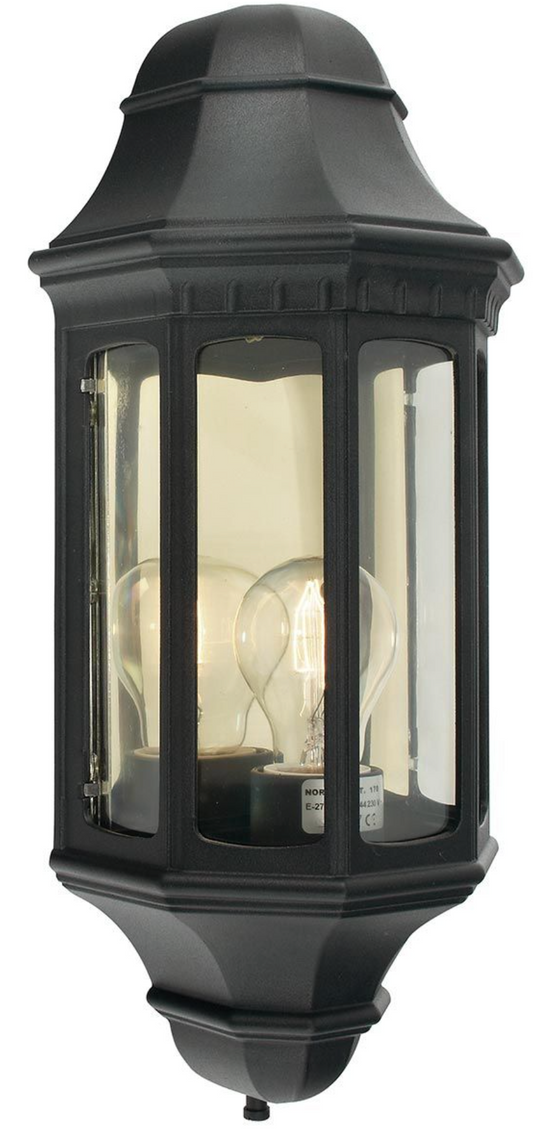 Alexandra Large Exterior Half Lantern - Colour Options