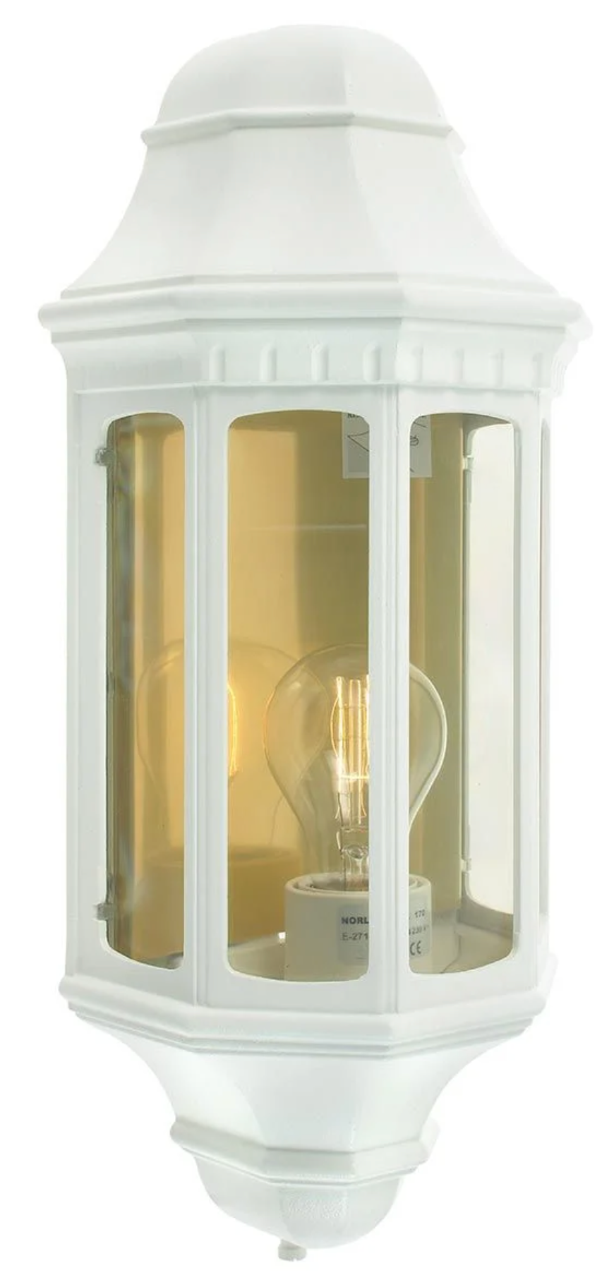 Alexandra Large Exterior Half Lantern - Colour Options