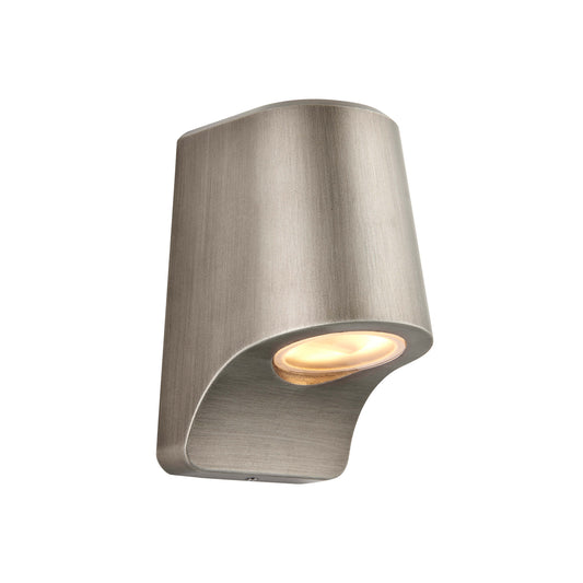 Aged Pewter Die Cast IP44 Led Wall Light With Frosted Glass - ID 12504