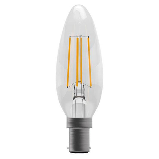 Clear Candle Lamp Warm White 4W LED B15 - ID 9776