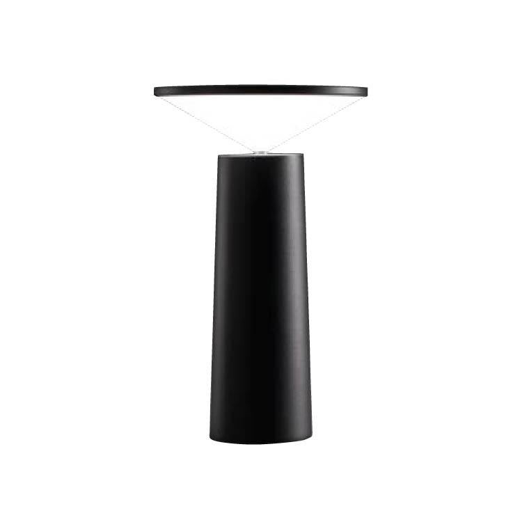 Halley Pivoting Rechargeable Table Lamp In Black - ID 9152