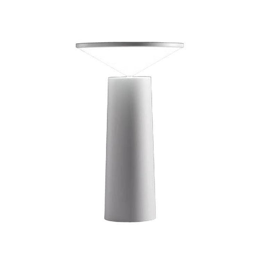 Halley Pivoting Rechargeable Table Lamp In white - ID 9148