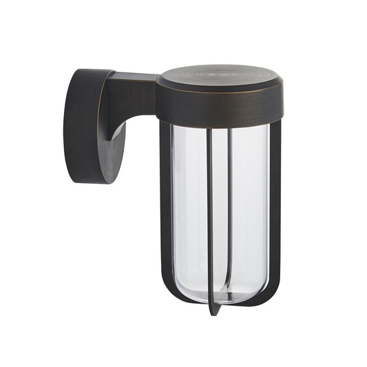 Die Cast IP44 LED Wall Light In Brushed Bronze With Clear Glass - ID 11077 - LOW STOCK, PLEASE CALL