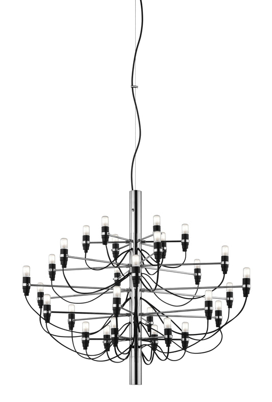 FLOS 2097/30 Suspension In Chrome With Clear LED Bulbs Included - ID 9890