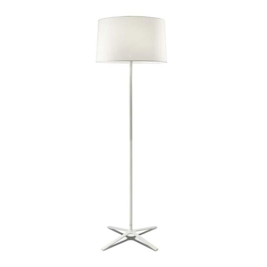 Belmont White Floor Lamp with Shade - ID 8130