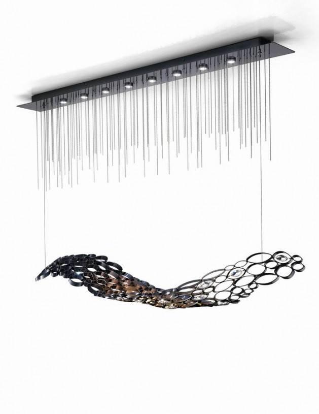 Chrysalis Single Long Chandelier