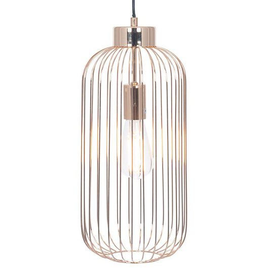 Culbokie French Gold Metal Long Wire Pendant - ID 9829