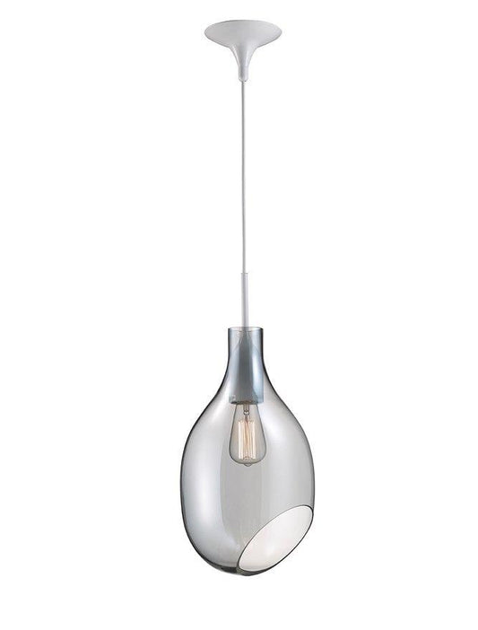 Bexl Fume Smoked Glass Single Pendant - ID 8536