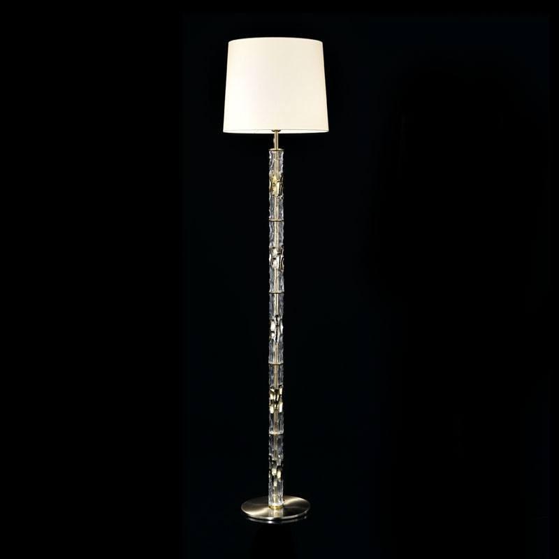 Bamboo Murano Glass Floor Lamp Height 198cm