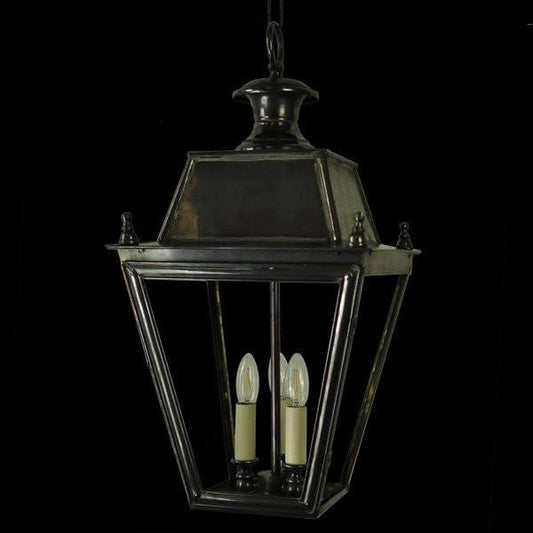Classic Reproductions Balmoral Hanging Lantern (Large) w 3 Light cluster - London Lighting - 2