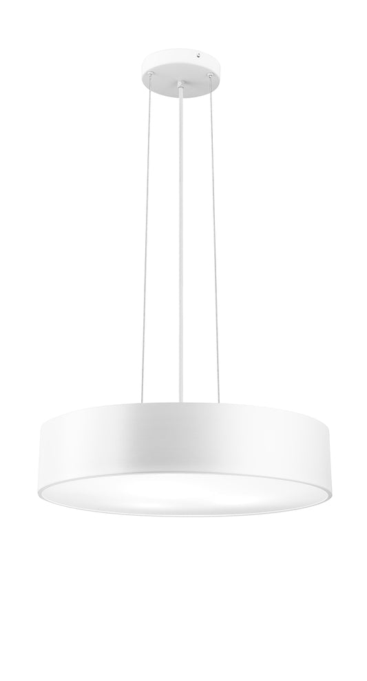 FIN White Metal Pendant With Acrylic Diffuser - ID 11134