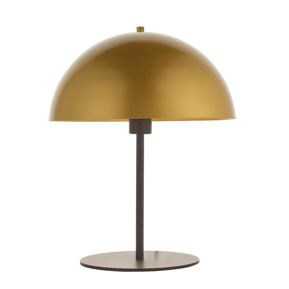 Mid-Century Style Soft Gold & Bronze Table Lamp - ID 11133