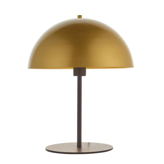 Mid-Century Style Soft Gold & Bronze Table Lamp - ID 11133