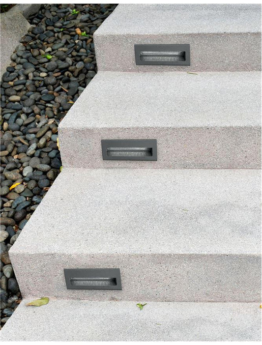 KRY White Aluminium Outdoor Step Light - ID 11266