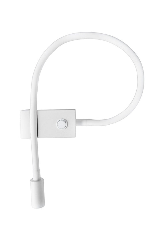 White Flexible LED Bedside Wall Light - ID 8589