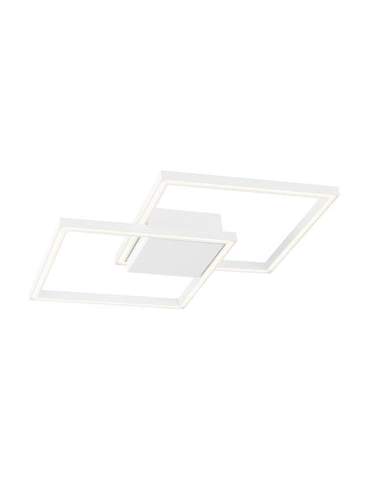 BIL White Aluminium & Acrylic Right Angle Small Ceiling Light - ID 10576