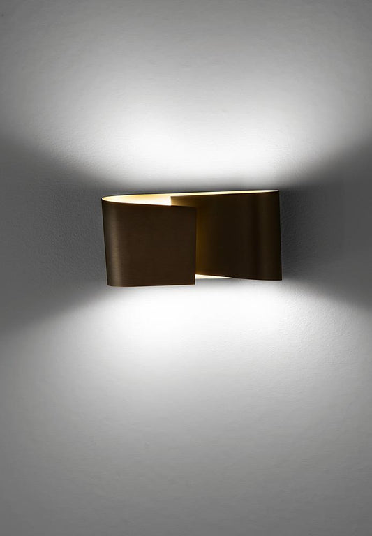 Filia S LED Wall Sconce in Hand-Brushed Old Bronze - ID 7937