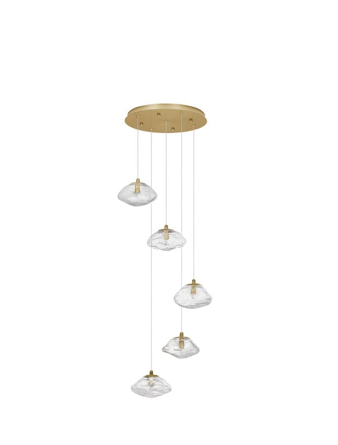 KIN 5lt Pendant Brass Gold - ID 11944