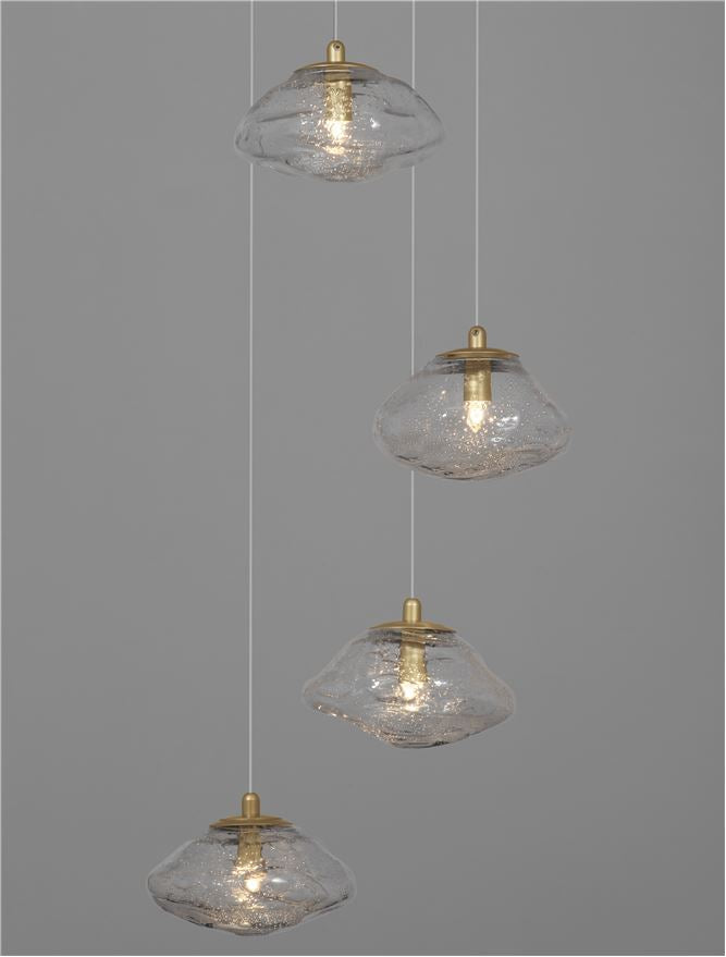 KIN 5lt Pendant Brass Gold - ID 11944