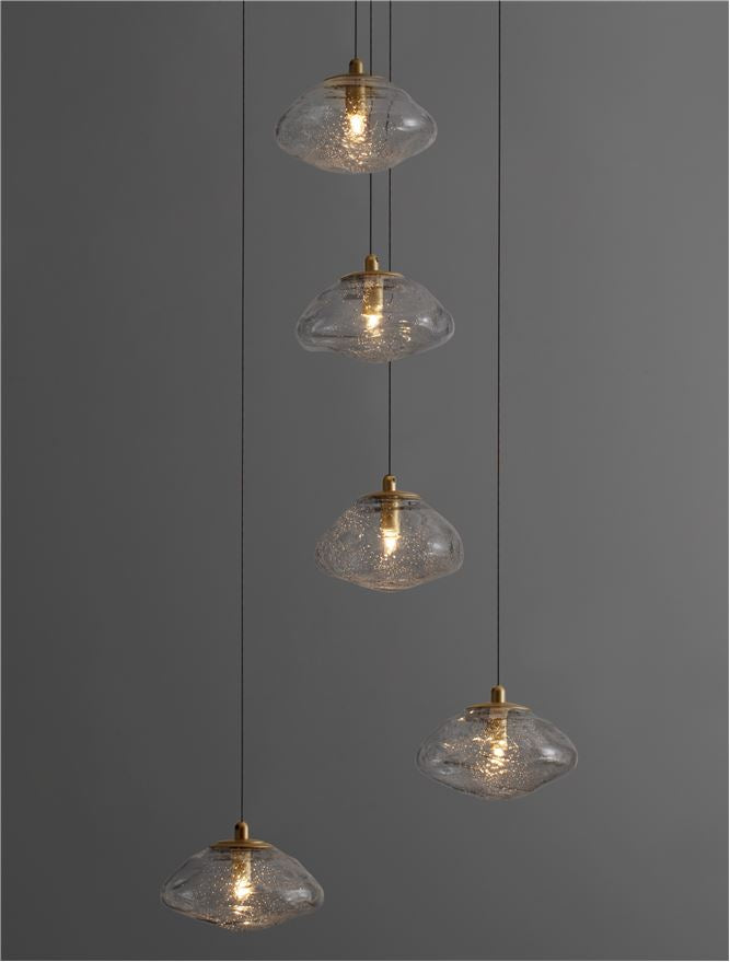 KIN 5lt Pendant Brass Gold - ID 11944