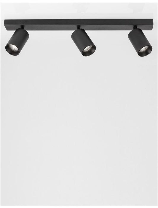 NL Sandy Black Triple Linear GU10 spotlight - ID 11161