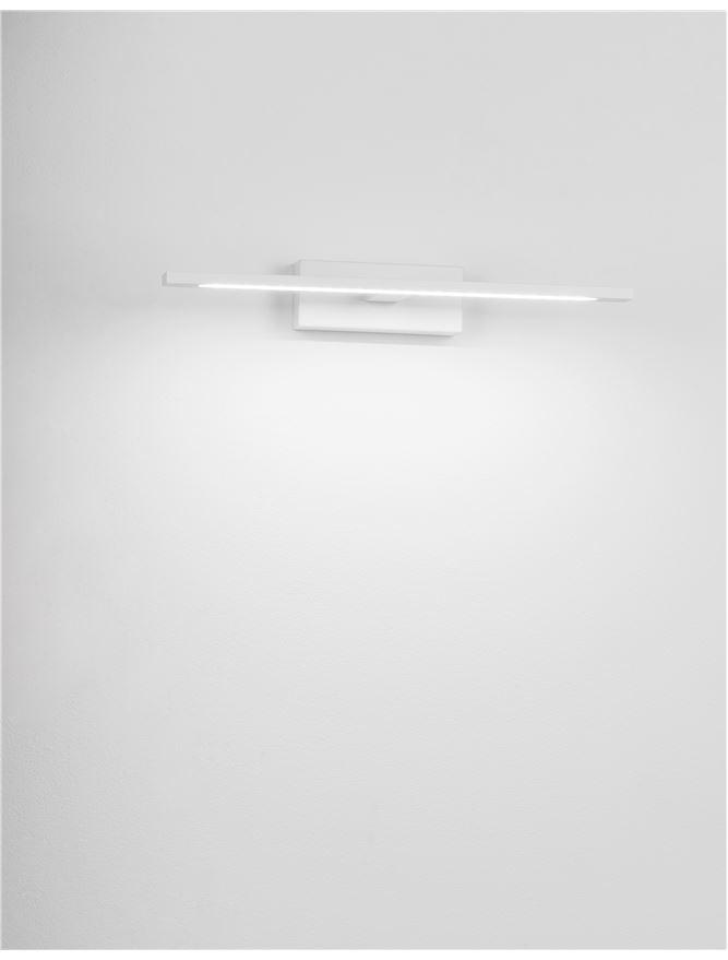 MON 41.5cm White Single Arm LED Bathroom Wall Light - ID 10973