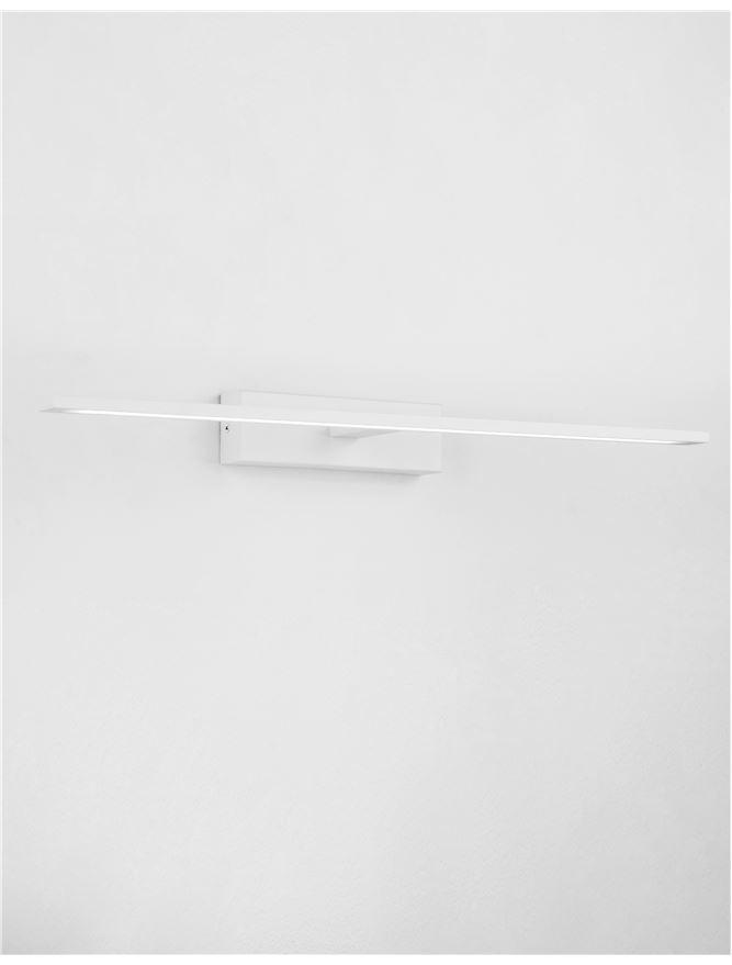 MON 62cm White Single Arm LED Bathroom Wall Light - ID 10974