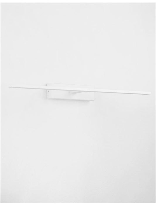 MON 62cm White Single Arm LED Bathroom Wall Light - ID 10974