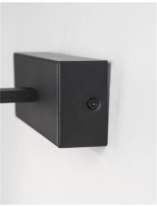 MON 62cm Black Single Arm LED Bathroom Wall Light - ID 10976