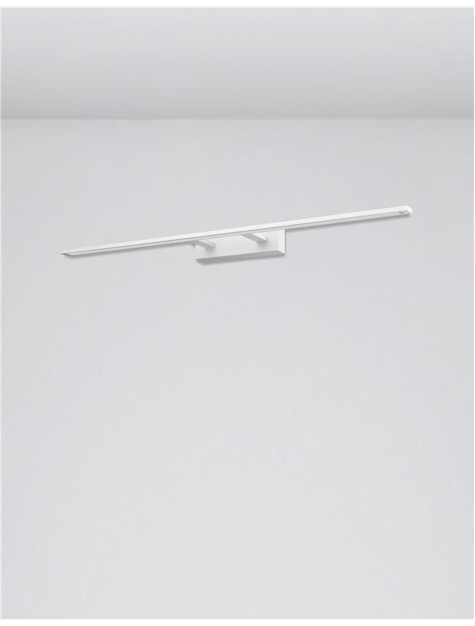 LIV 96cm White Twin Arm LED Bathroom Wall Light - ID 10985