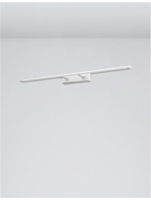 LIV 96cm White Twin Arm LED Bathroom Wall Light - ID 10985