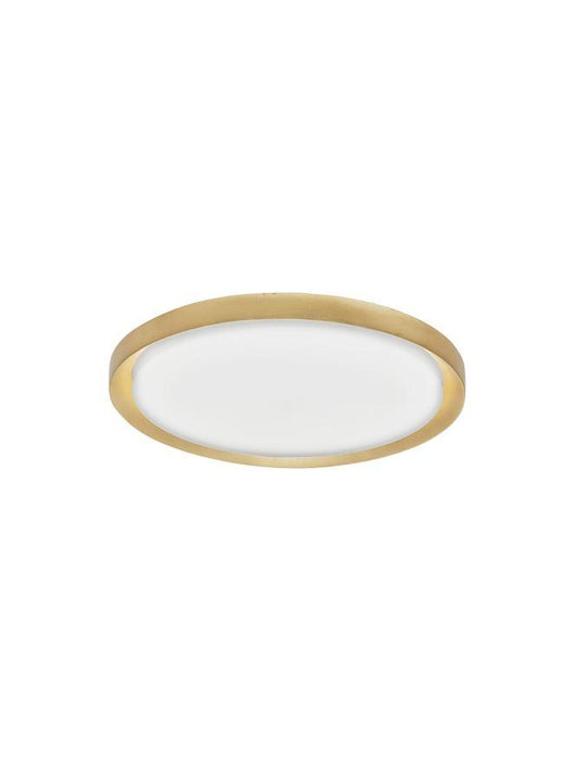 TRO Diffused Gold Leaf Aluminium Medium Ceiling Light - ID 10598